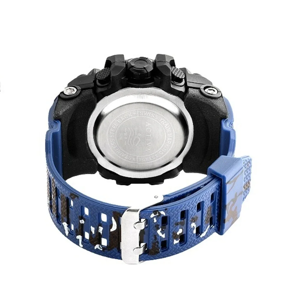 Activa Invicta Blue Camo Digital Sport Watch 54mm Men - Picture 5 of 17